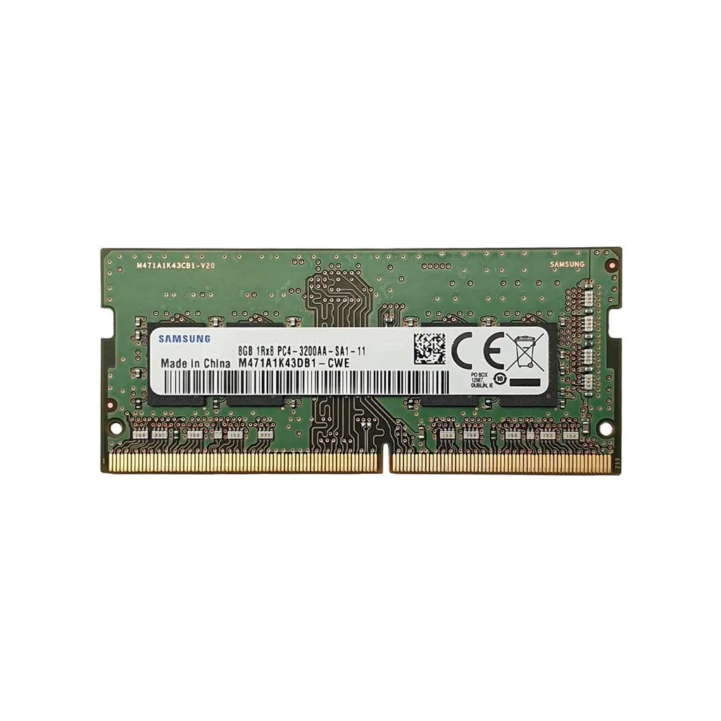 Оперативная память для ноутбука SoDIMM DDR4 8GB 3200 MHz Samsung (M471A1G44AB0-CWE)