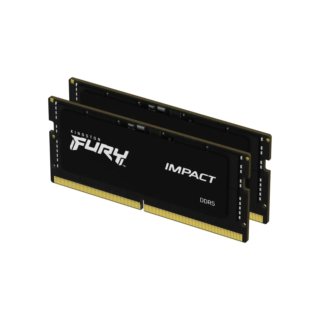  SoDIMM DDR5 16GB (2x8GB) 4800 MHz FURY Impact Kingston Fury (ex.HyperX) (KF548S38IBK2-16)