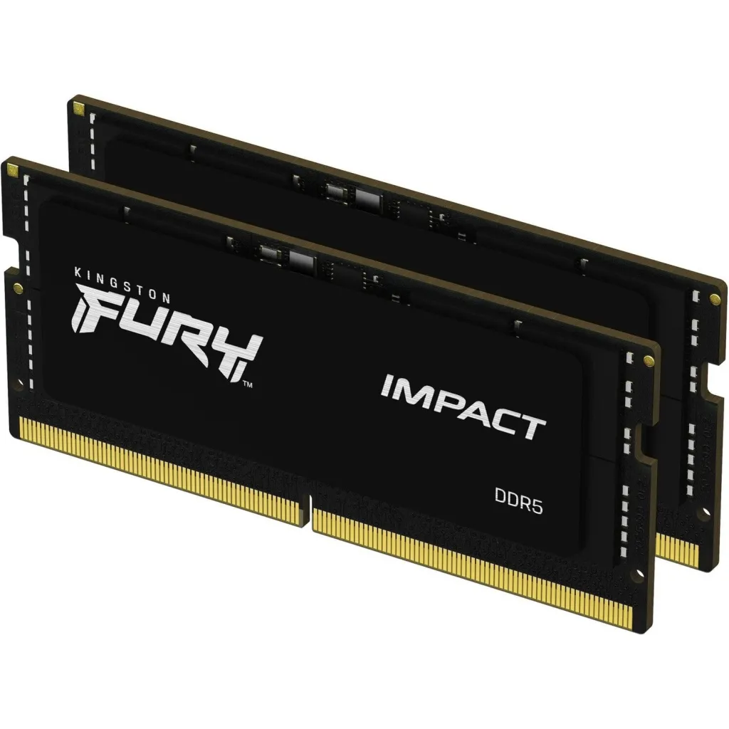  SoDIMM DDR5 64GB (2x32GB) 5600 MHz FURY Impact Kingston Fury (ex.HyperX) (KF556S40IBK2-64)