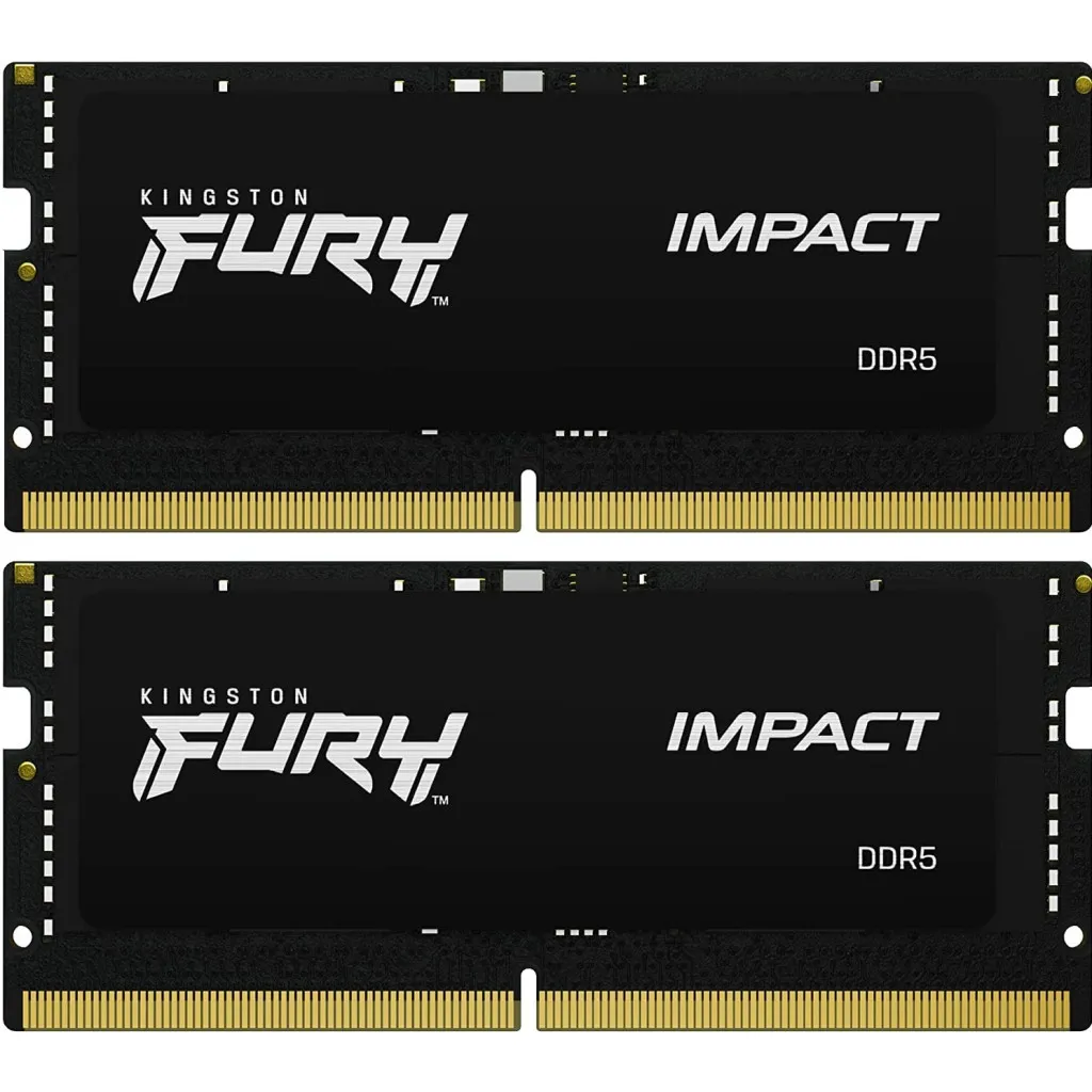  SoDIMM DDR5 32GB (2x16GB) 6000 MHz Impact Kingston Fury (ex.HyperX) (KF560S38IBK2-32)