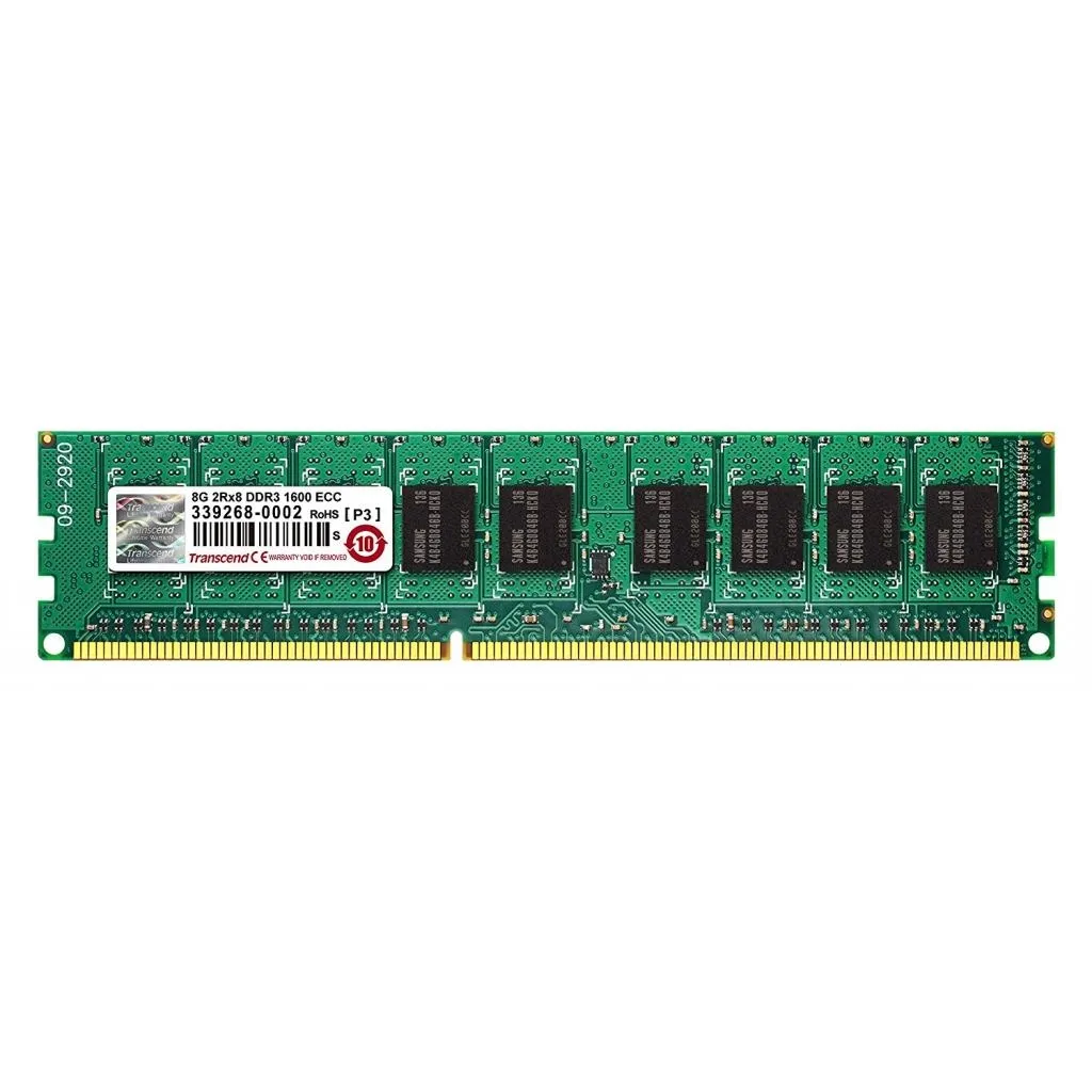  DDR3 8GB ECC UDIMM 1600MHz 2Rx8 1.5V CL11 Transcend (TS1GLK72V6H)