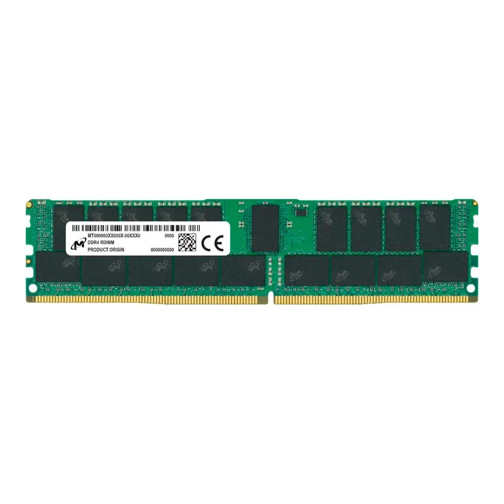  Micron DDR4 RDIMM 8GB 1Rx8 3200 CL22 (8Gbit) (Single Pack) (MTA9ASF1G72PZ-3G2R1R)