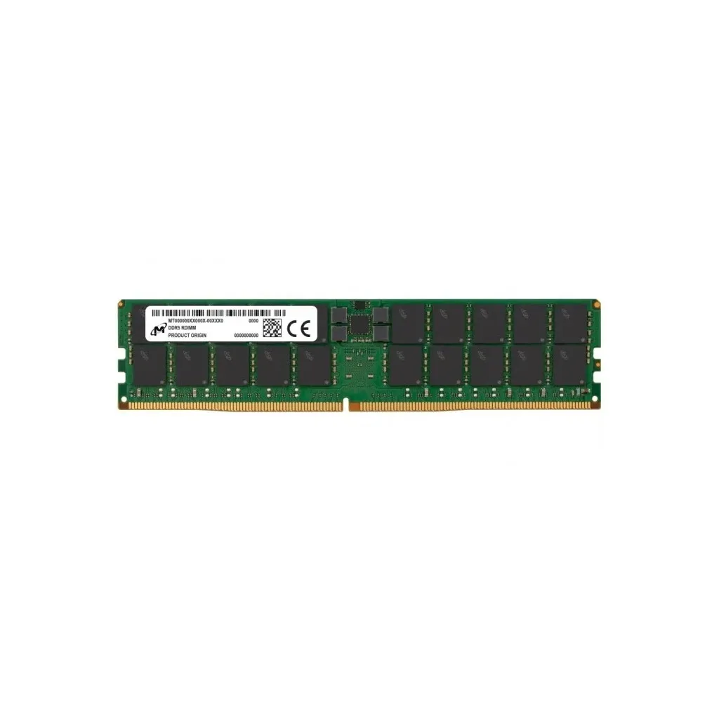  Micron DDR5 RDIMM 64GB 2Rx4 4800 CL40 (16Gbit) (Single Pack) (MTC40F2046S1RC48BR)