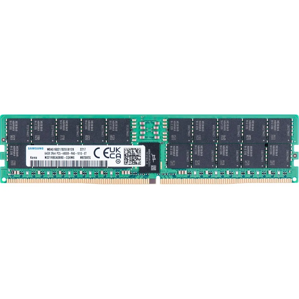  Samsung SAMSUNG 64GB DDR5 4800Mhz ECC RDIMM (M321R8GA0BB0-CQK)