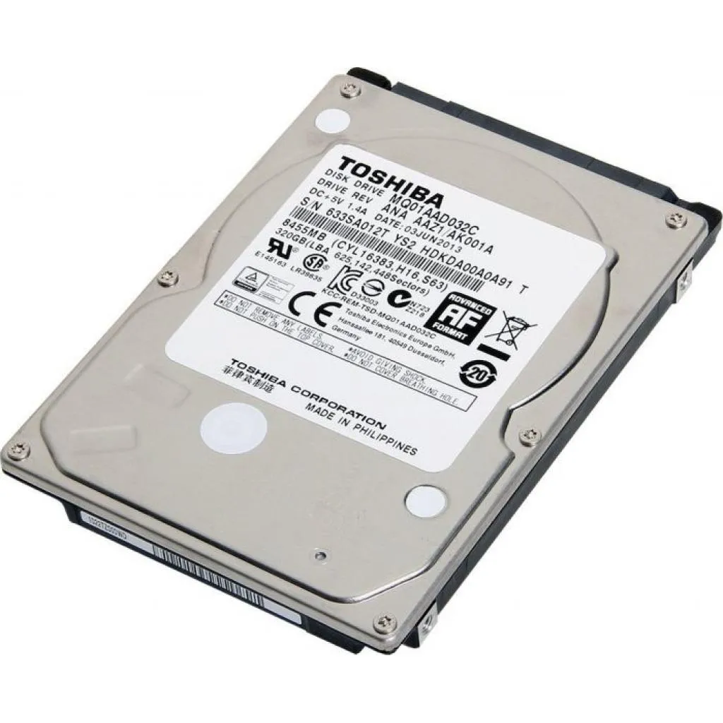 Жесткий диск для ноутбука 2.5" 200GB Toshiba (MQ01AAD020C)