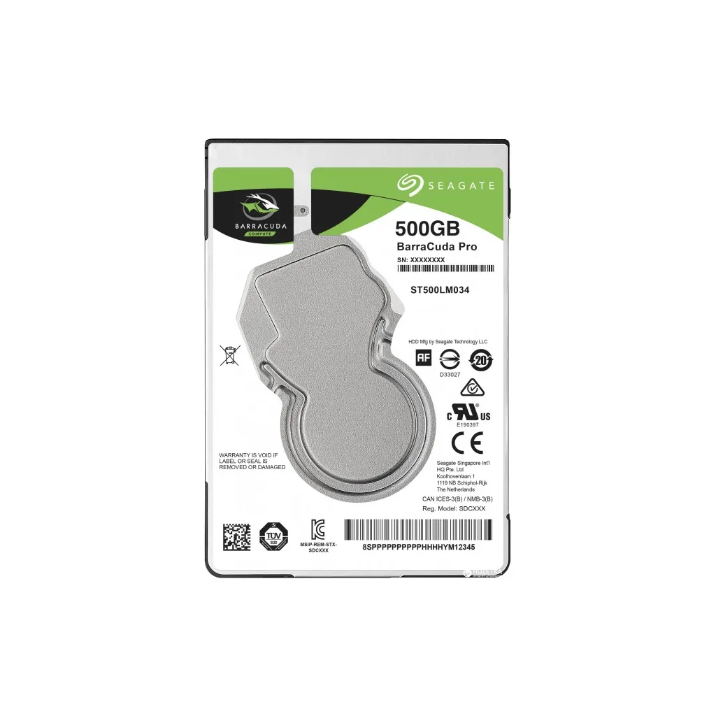 Жесткий диск для ноутбука 2.5" 500GB Seagate (ST500LM034)