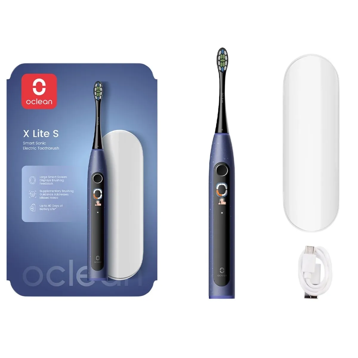 Зубна щітка Oclean X Lite Set Blue (6970810556407)