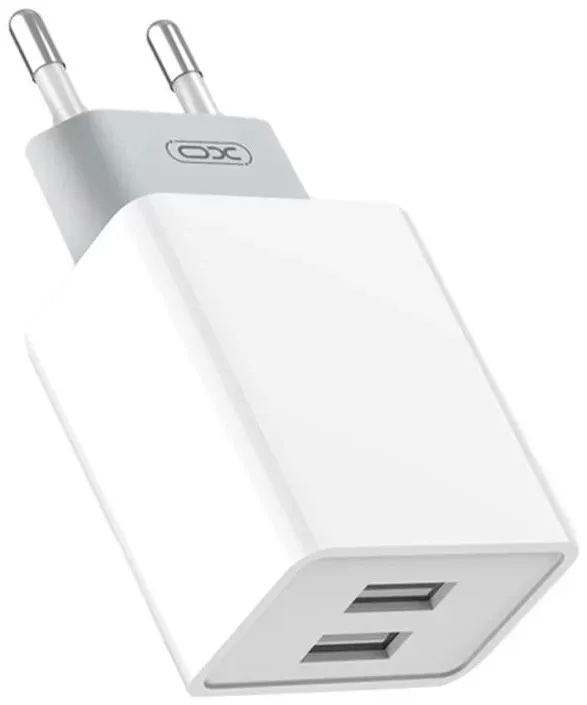 Зарядное устройство XO L65 (2USBх2.4A) White (L65-L-WH) + Lightning