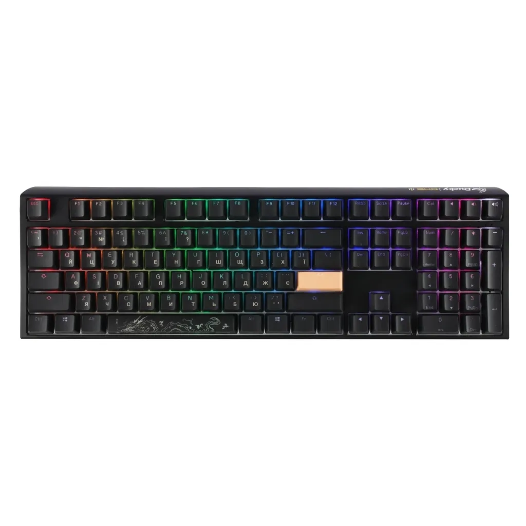 Клавіатура Ducky One 3 Cherry MX Brown RGB Black UA (DKON2108ST-BUAPXCLAWSC1)