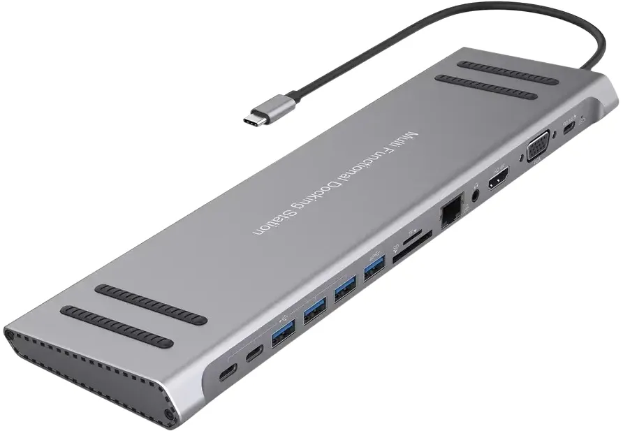 Док-станция XoKo AC-1400 USB-C (XK-AC1400-SL)