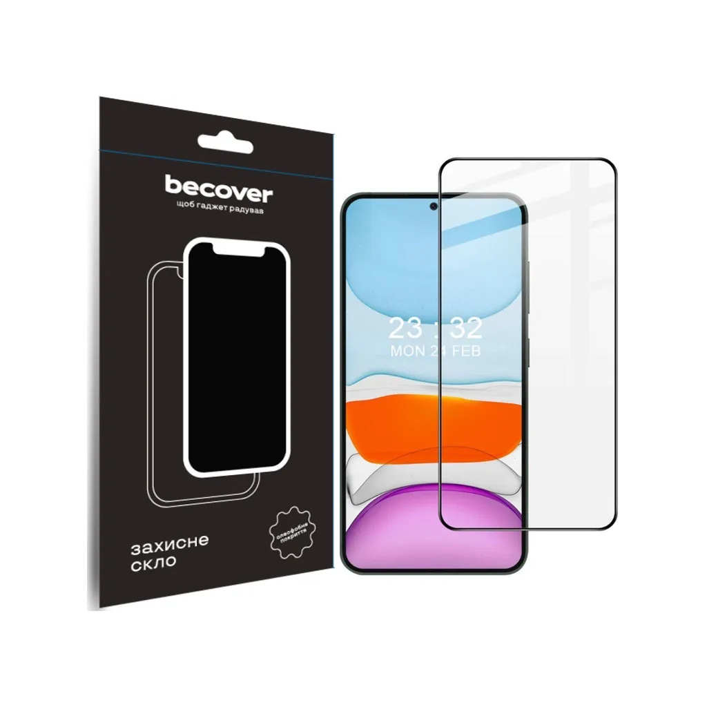 Захисне скло та плівка BeCover for Samsung Galaxy S24 Plus SM-S926 Black (711036)