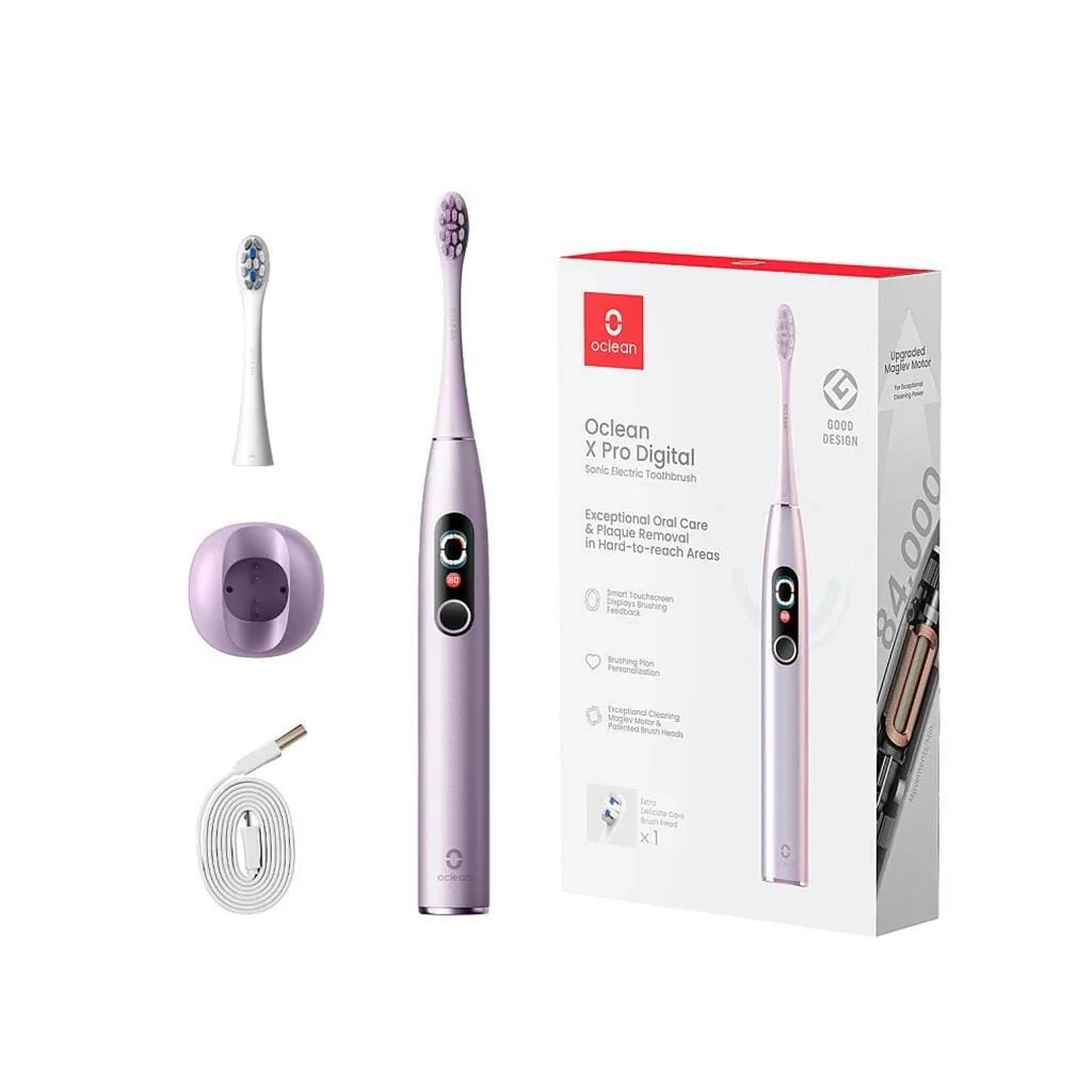  Oclean X Pro Digital Electric Toothbrush Purple (6970810553475)