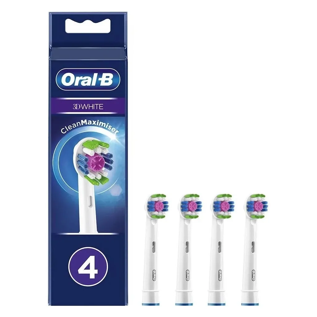 Насадка для зубної щітки Oral-B 3D White EB18RB CleanMaximiser (4)