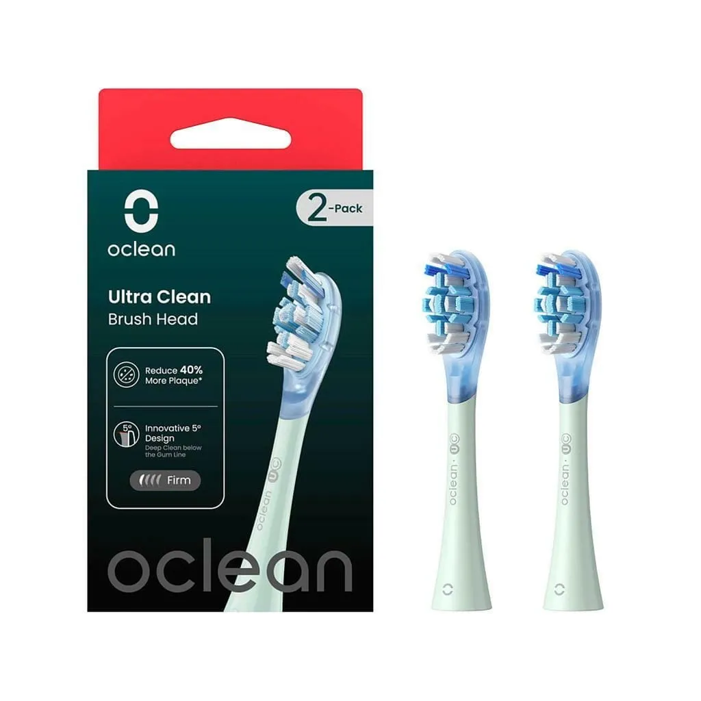 Насадка для зубної щітки Oclean UG01 G02 Ultra Gum Care Brush Green (2 шт) (6970810553536)