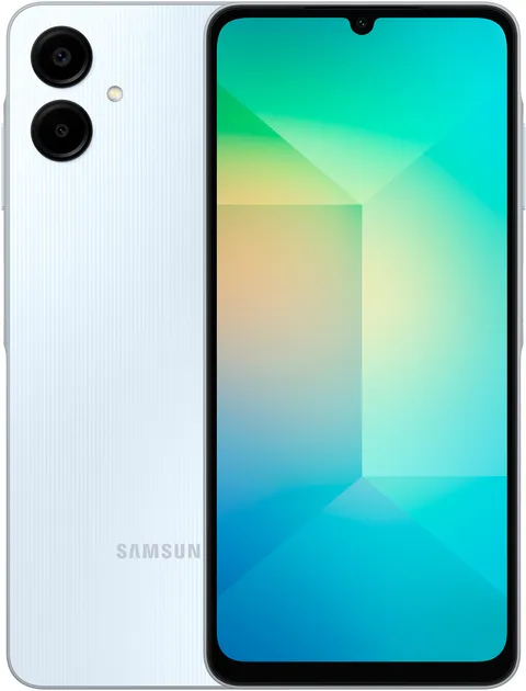 Смартфон Samsung Galaxy A06 4/128Gb Light Blue (SM-A065FLBGSEK)