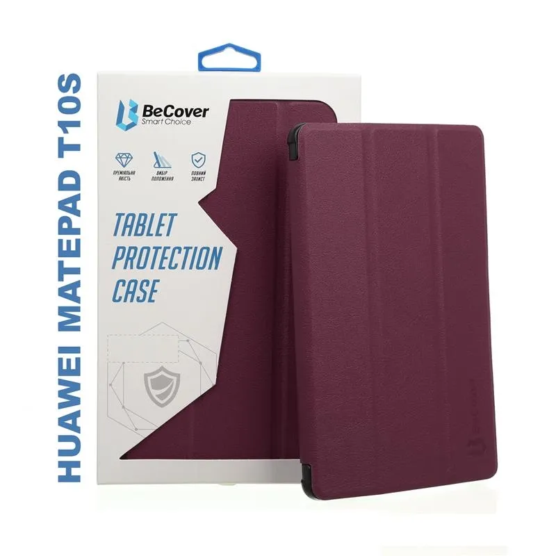 Чехла для планшета BeCover Smart Case for Huawei MatePad T 10s/T 10s (2nd Gen) Red Wine (705405)