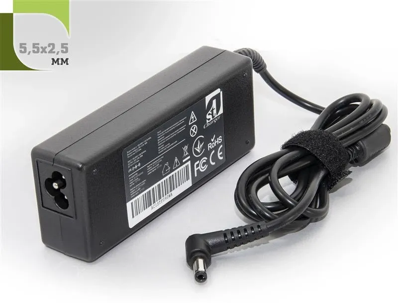 Блок питания для ноутбука 1StCharger for Fujitsu 20V 90W 4.5A 5.5х2.5мм (AC1STFU90WA)