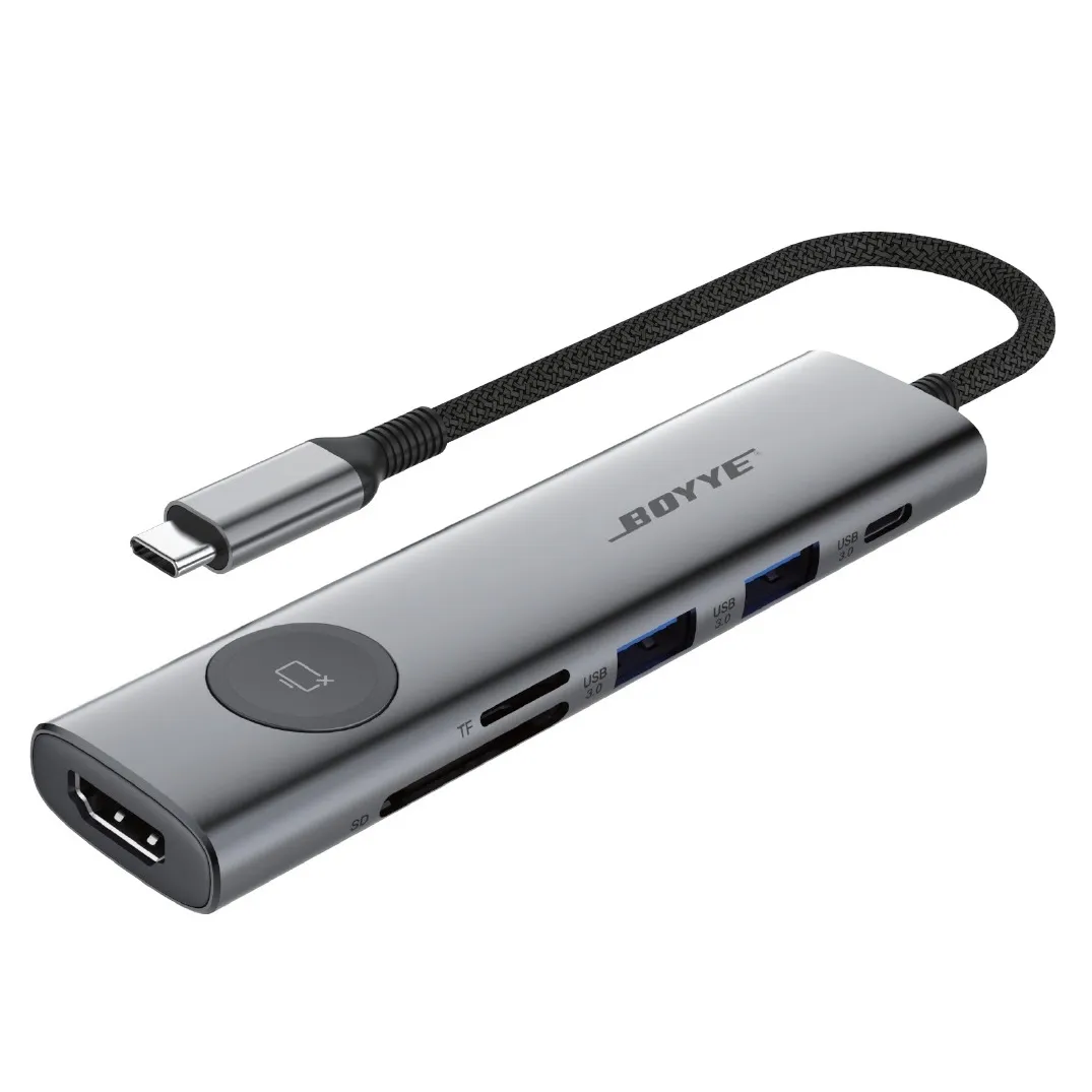 USB Хаб FrimeCom USB-C Boyye 7-in-1 (UC-721)