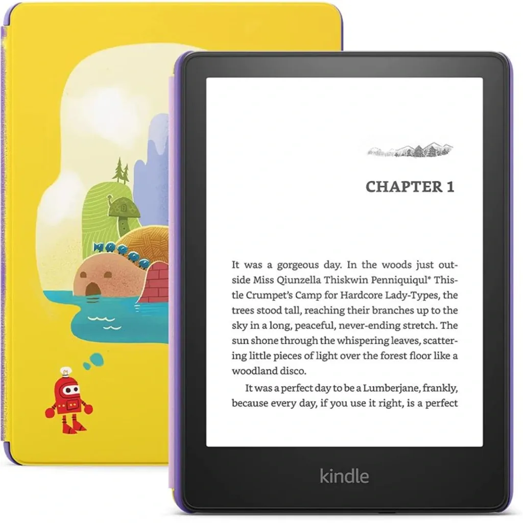 Електронна книга Amazon Kindle Paperwhite Kids 11th Gen. 2021 Robot Dreams cover