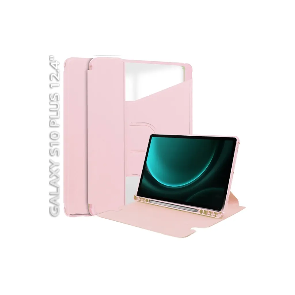 Чехла для планшета BeCover 360° Rotatable Samsung Galaxy Tab S10 Plus (SM-X820/SM-X826) 12.4" Pink (712268)