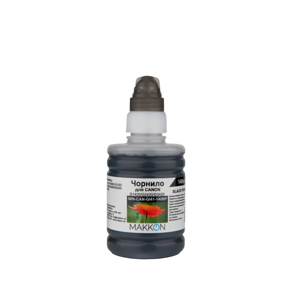 Чернило Makkon Canon GI-41 140 ml black pigment (IMN-CAN-GI41-140BP)