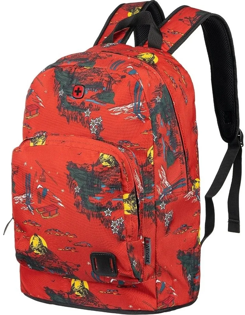 Рюкзак для ноутбука Wenger Crango 16" Rust Alps Print Red (610194)