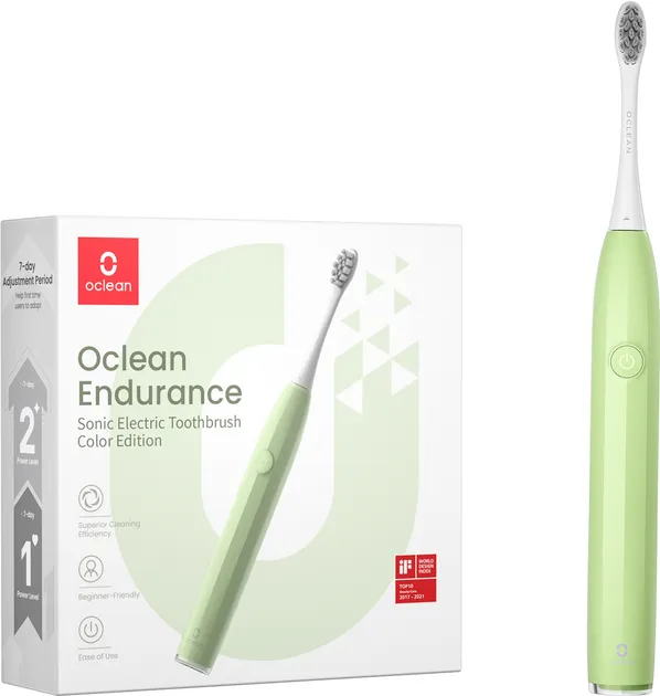 Зубна щітка Oclean Endurance Color Edition Green (6970810552447)