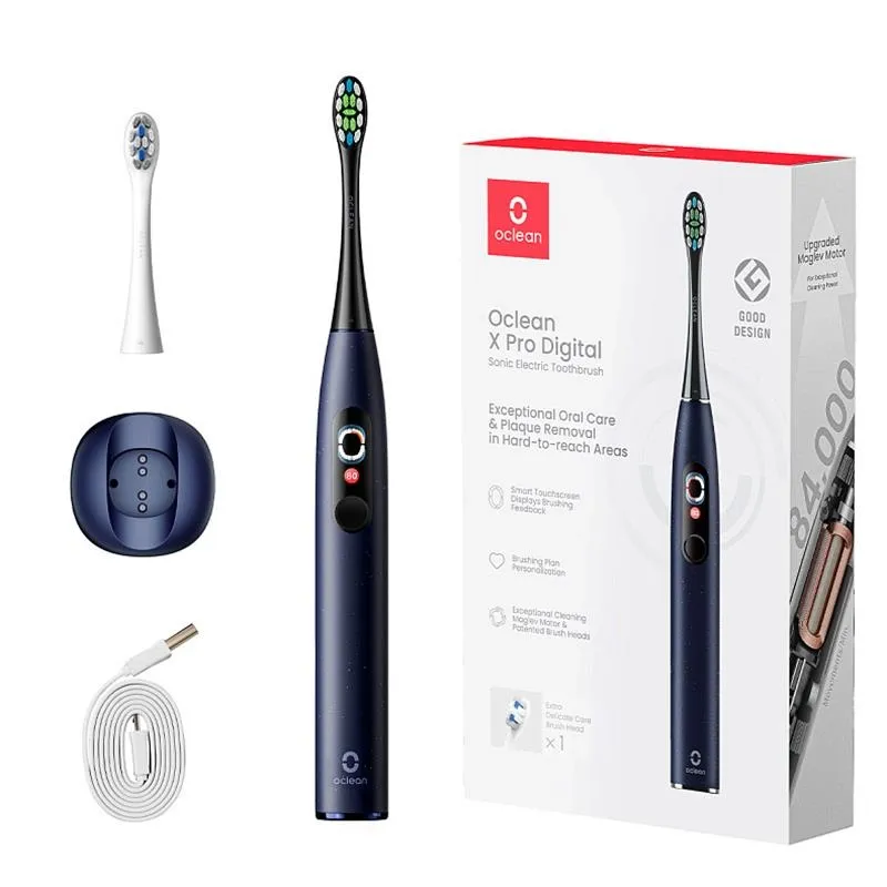  Oclean X Pro Digital Electric Toothbrush Dark Blue (6970810553482)