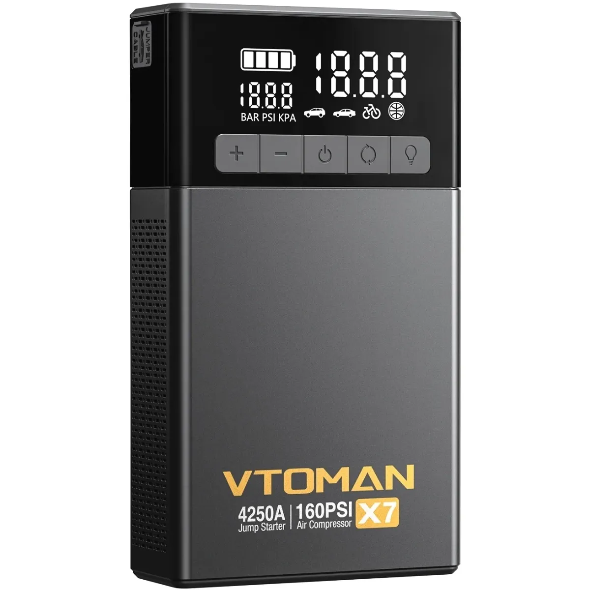 Пускозарядний пристрій Vtoman X7 Jump Starter 4250A with Air Compressor