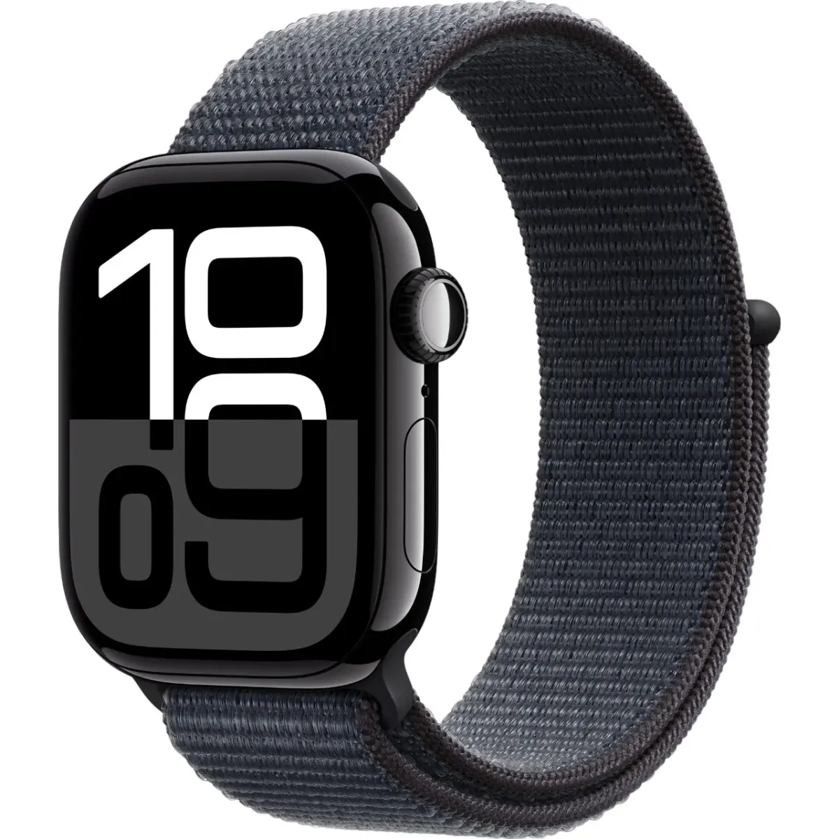 Смарт-часы Apple Watch Series 10 GPS 42mm Jet Black Aluminum Case with Ink Sport Loop (MWWG3)