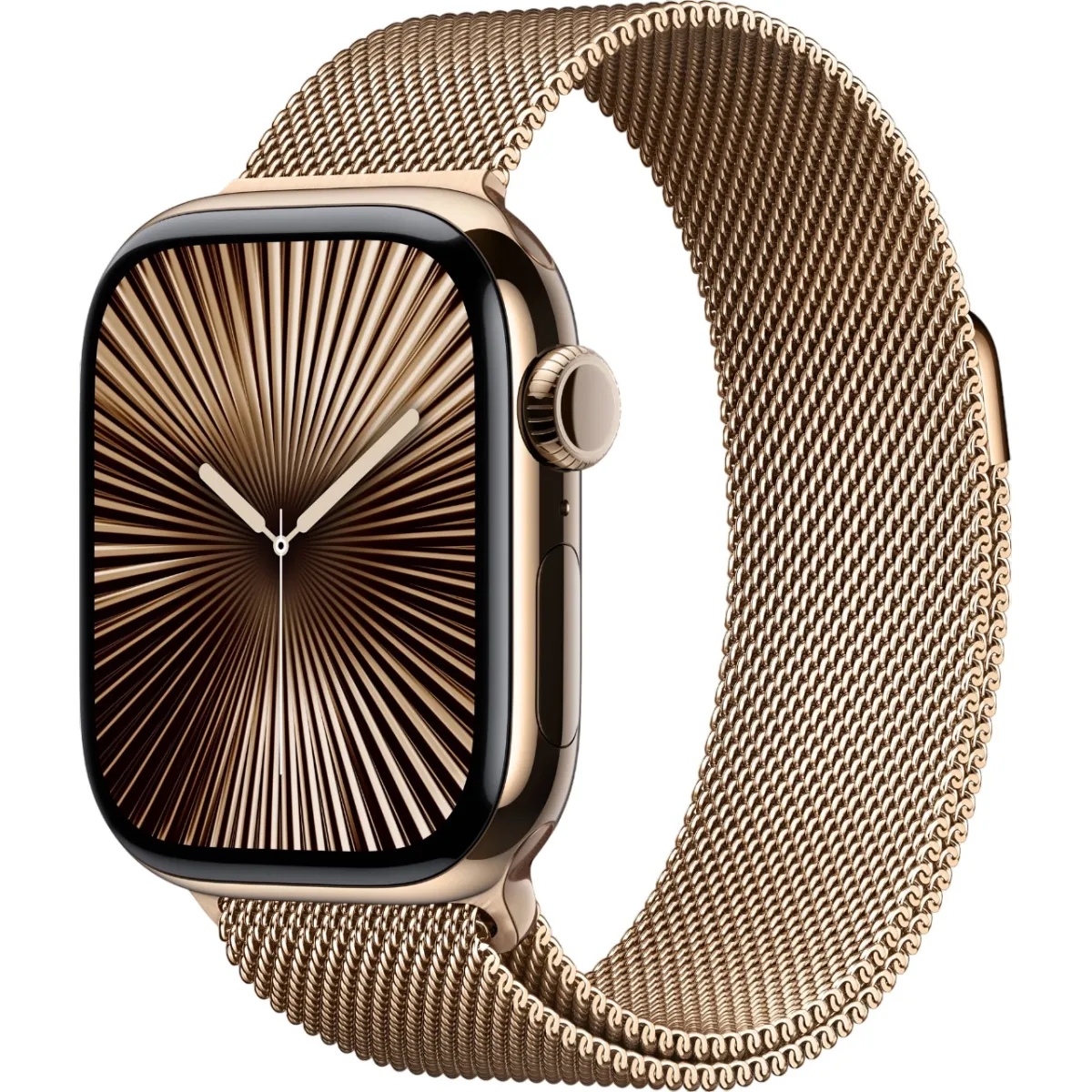 Смарт-часы Apple Watch Series 10 GPS + Cellular 42mm Gold Titanium Case with Gold Milanese Loop (MX083)