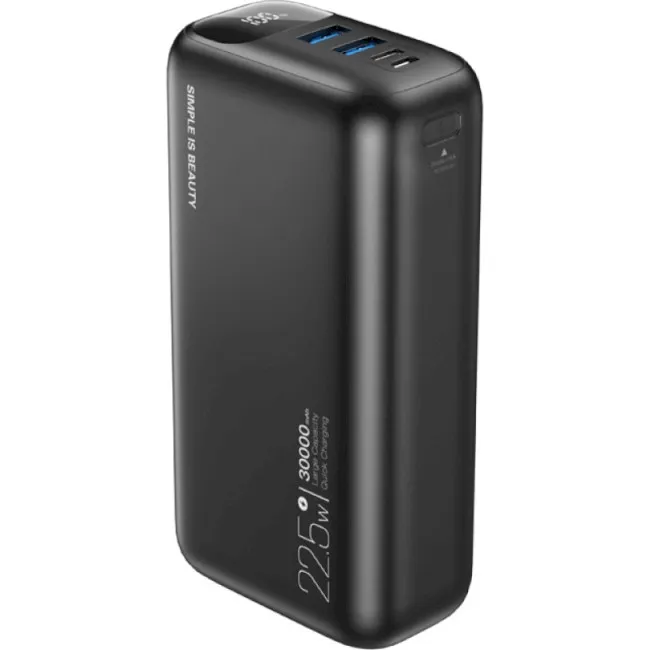 Внешний аккумулятор XO PR200 - 30000 mAh PD20W + QC22.5W Black