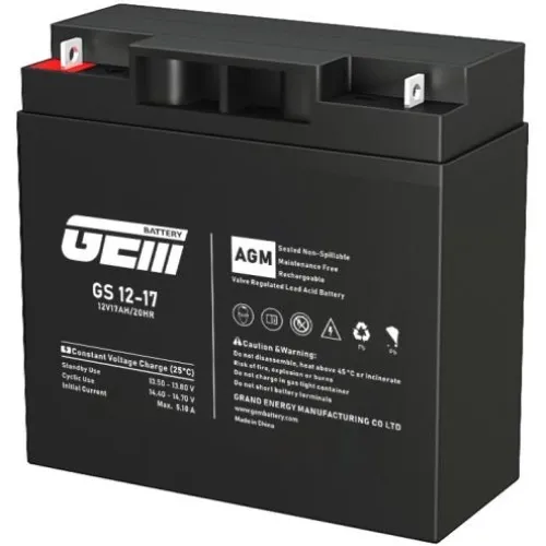 Акумуляторна батарея для ДБЖ GEM Battery 12V, 17.0A, AGM (GS 12-17)