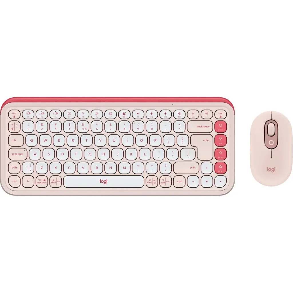 Клавиатура Logitech POP Icon Combo Tonal Rose (920-013142)