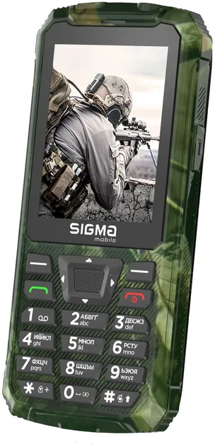 Мобільний телефон Sigma mobile X-treme PR68 Type-C Khaki