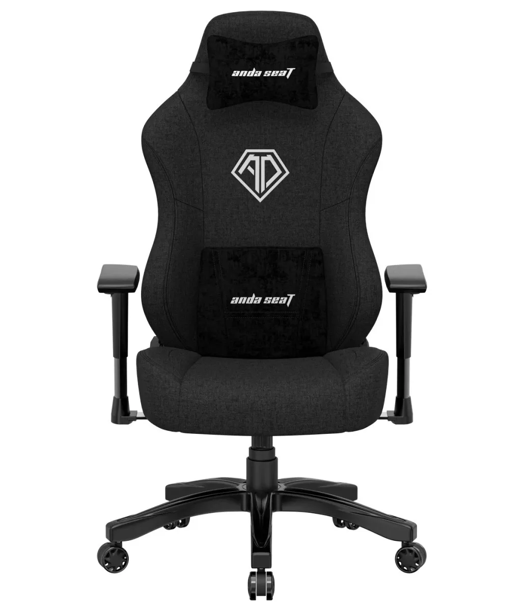 Крісло геймерське Anda Seat Phantom 3 Size L Fabric Black (AD18Y-06-B-F)