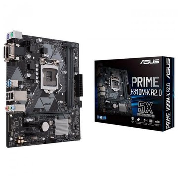 Материнська плата Asus Prime H310M-K R2.0 (s1151, Intel H310, PCI-Ex16)