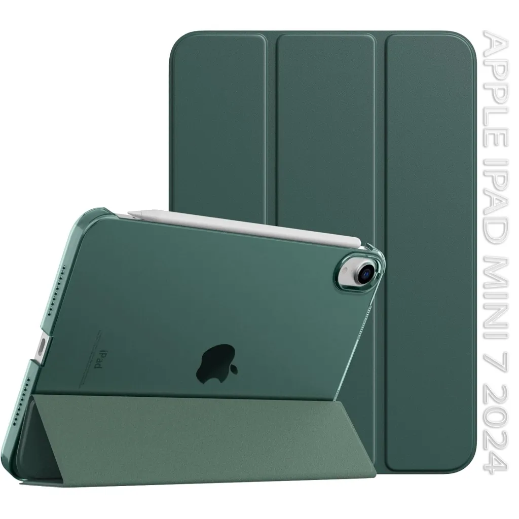 Чехла для планшета BeCover Tri Fold Hard Apple iPad Mini 7 2024 Dark Green (712451)