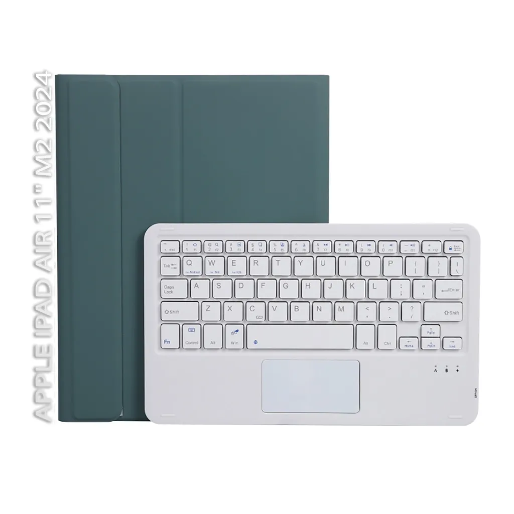 Чехла для планшета BeCover Keyboard+TouchPad Apple iPad Air 11" M2 2024 Dark Green (712597)