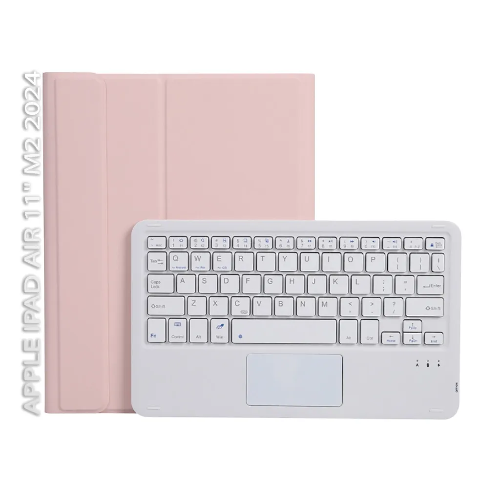 Чехла для планшета BeCover Keyboard+TouchPad Apple iPad Air 11" M2 2024 Pink (712599)