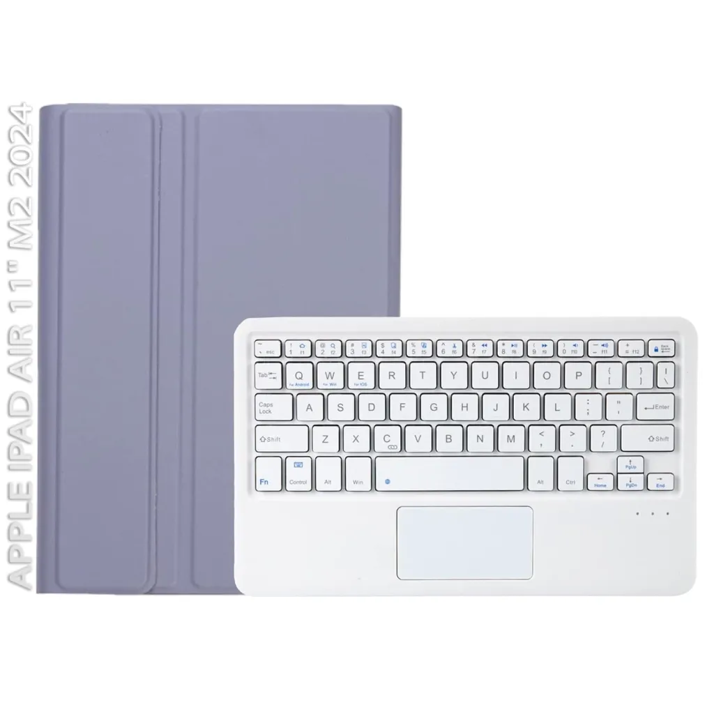 Чехла для планшета BeCover Keyboard+TouchPad Apple iPad Air 11" M2 2024 Purple (712600)