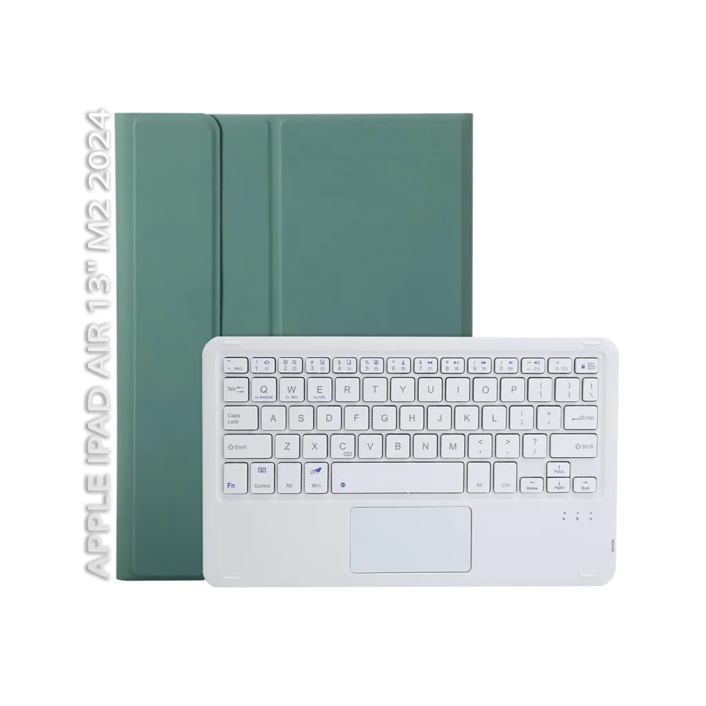 Чехла для планшета BeCover Keyboard+TouchPad Apple iPad Air 13" M2 2024 Dark Green (712603)