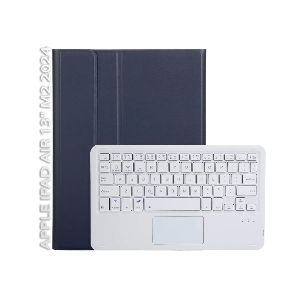 Чохол для планшета BeCover Keyboard+TouchPad Apple iPad Air 13" M2 2024 Deep Blue (712602)