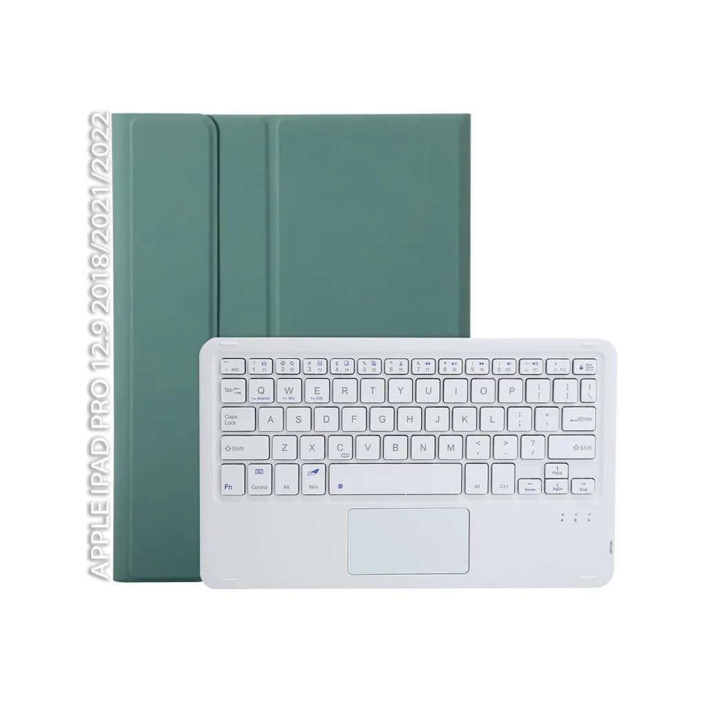 Чехла для планшета BeCover Keyboard+TouchPad Apple iPad Pro 12.9 2018/2021/2022 Dark Green (712383)