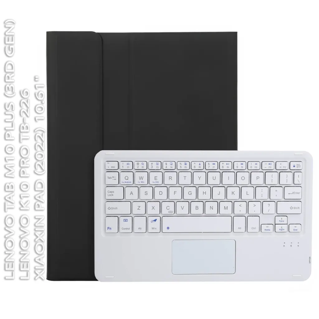 Чохол для планшета BeCover Keyboard+TouchPad Lenovo Tab M10 Plus TB-125F (3rd Gen)/K10 Pro TB-226/Xiaoxin Pad (2022) 10.61" (712390)