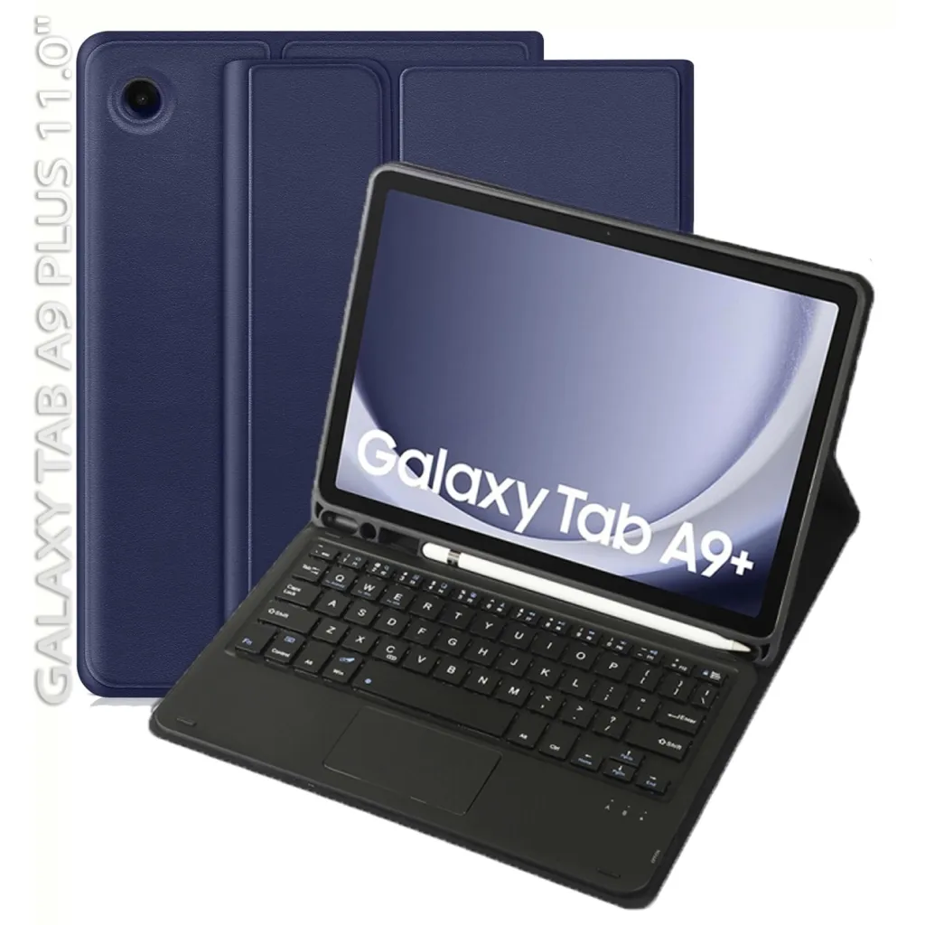 Чохол для планшета BeCover Keyboard+TouchPad Samsung Tab A9 Plus SM-X210/SM-X215/SM-X216 11.0" Deep Blue (712412)