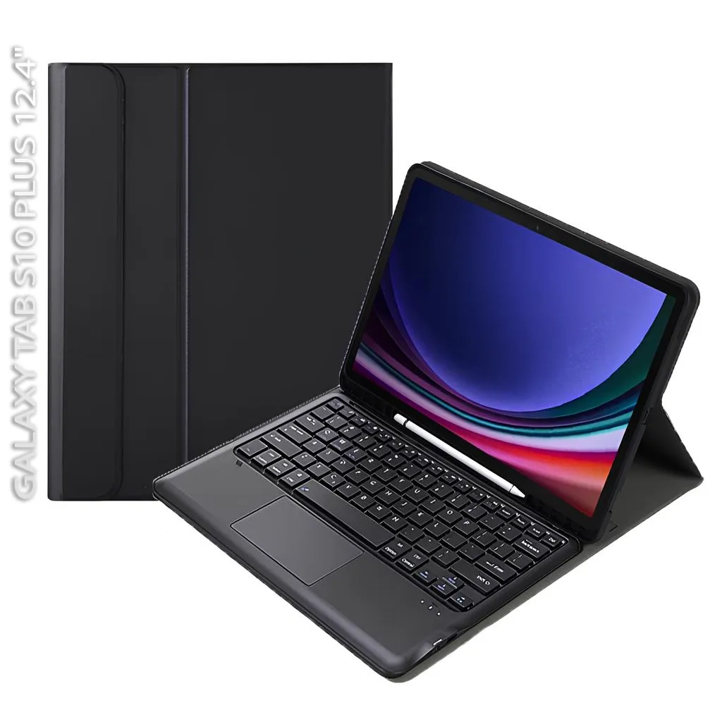 Чохол для планшета BeCover Keyboard+TouchPad Samsung Tab S10 Plus (SM-X820/SM-X826) 12.4" Black (712593)