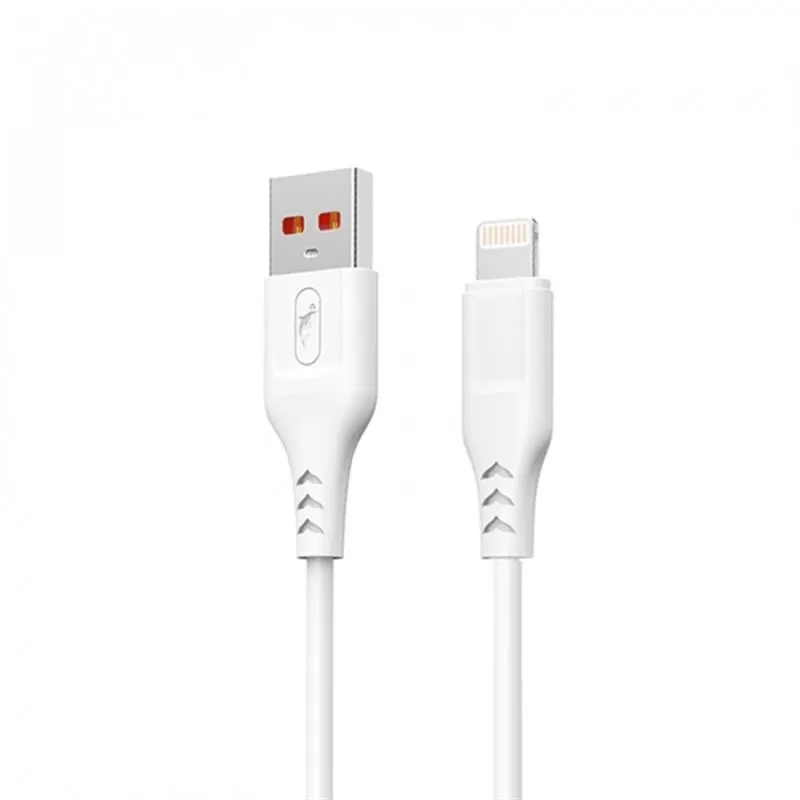 Кабель синхронизации SkyDolphin S61L USB - Lightning (M/M), 1 м, White (SDUSB-000443)