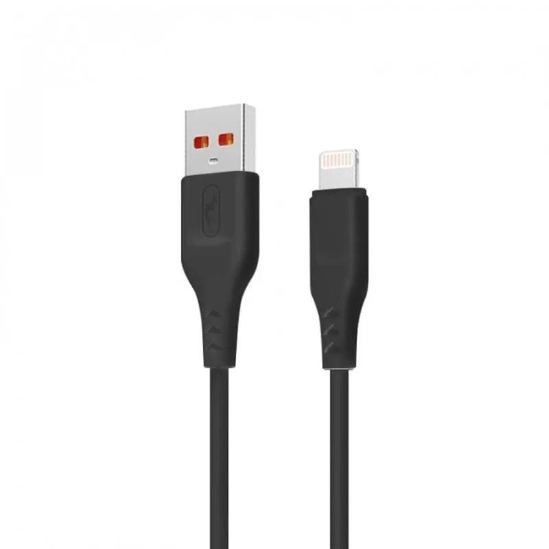 Кабель синхронізації SkyDolphin S61L USB - Lightning (M/M), 1 м, Black (SDUSB-000573)