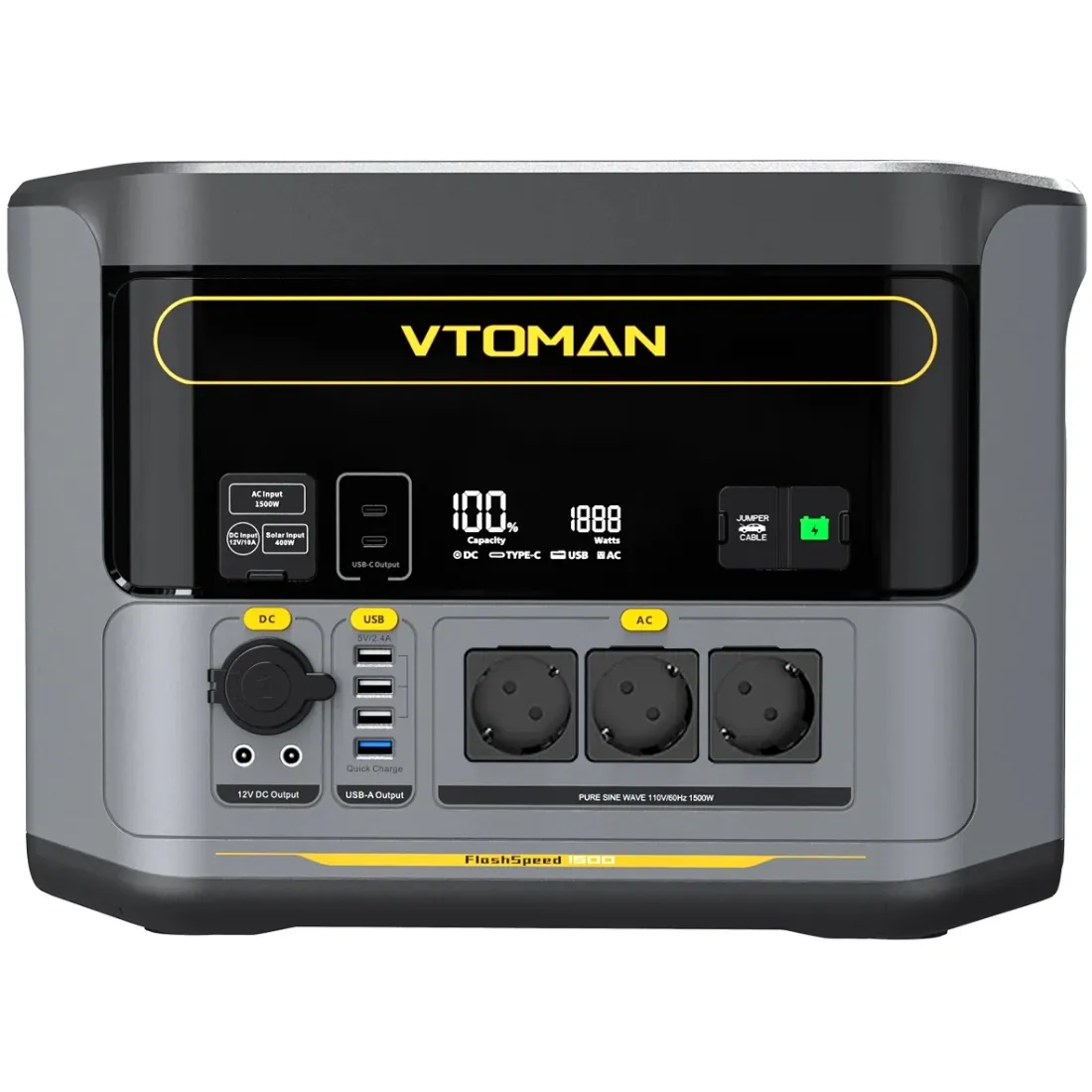 Зарядна станція Vtoman FlashSpeed 1500 PB-58 